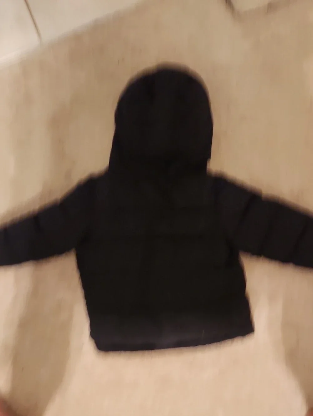 Old Navy Black Hooded Puffer Jacket for Kids